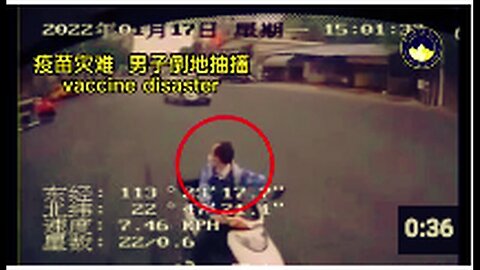 "Sudden Illness Strikes Scooter Rider: 2022 Bus Dash Cam Footage"