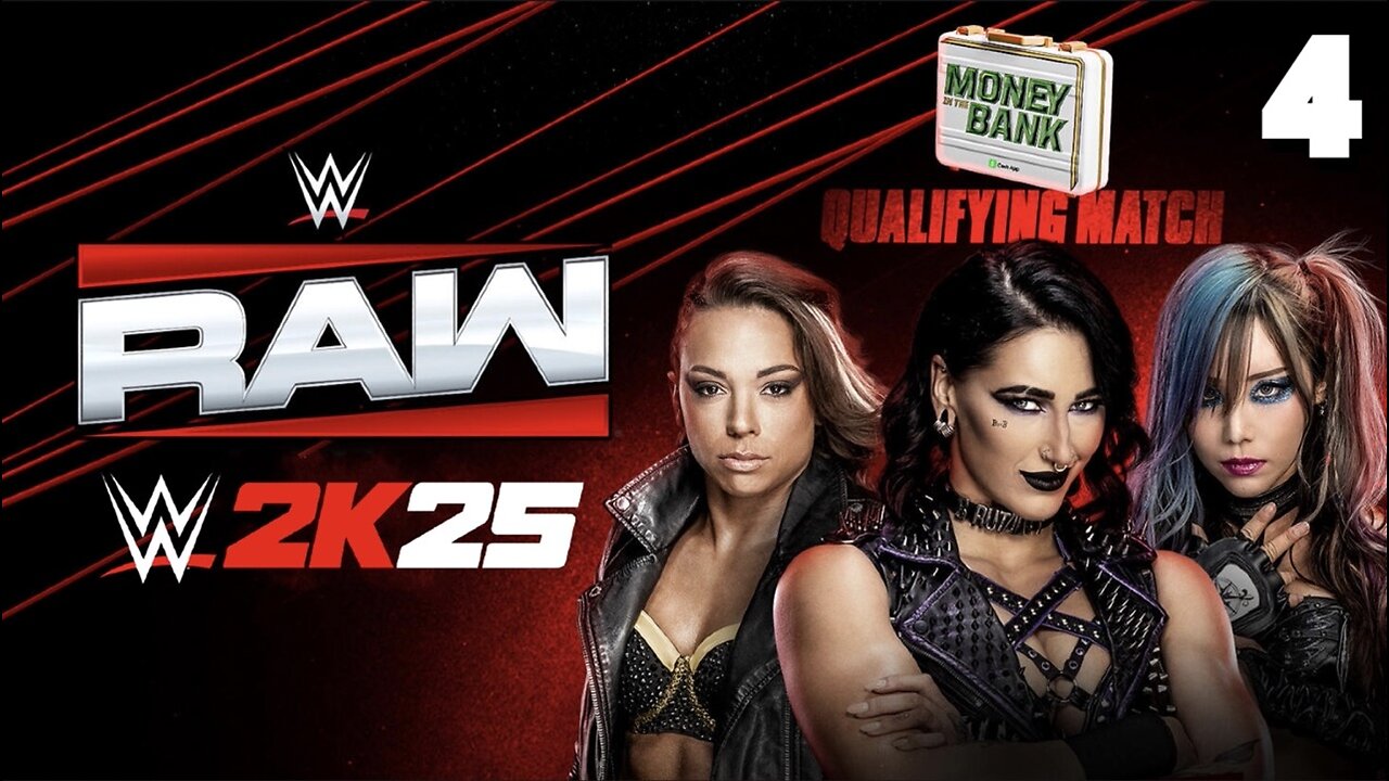 WWE 2K25 Raw May 19th 2025 - Match 4: Rhea goes through!