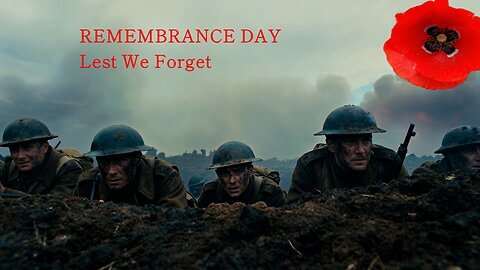 REMEMBRANCE DAY - Lest We Forget ❤️❤️❤️