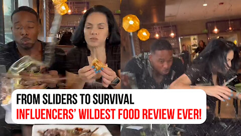 From sliders to survival: Houston influencers’ wildest food review ever!