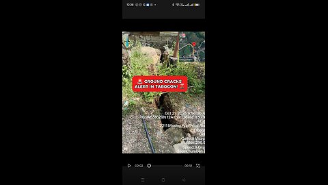 Ground Cracked in Tabogon
