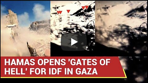 Hamas' Sinwar Revenge? Al-Qassam Trap IDF In 'Gates Of Hell' Ambush | Watch Chilling Footage