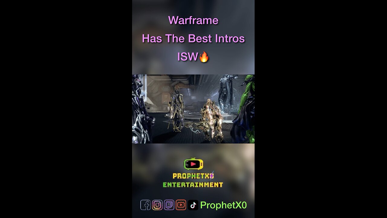 Does Warframe Have The Best Game Intro?🔥