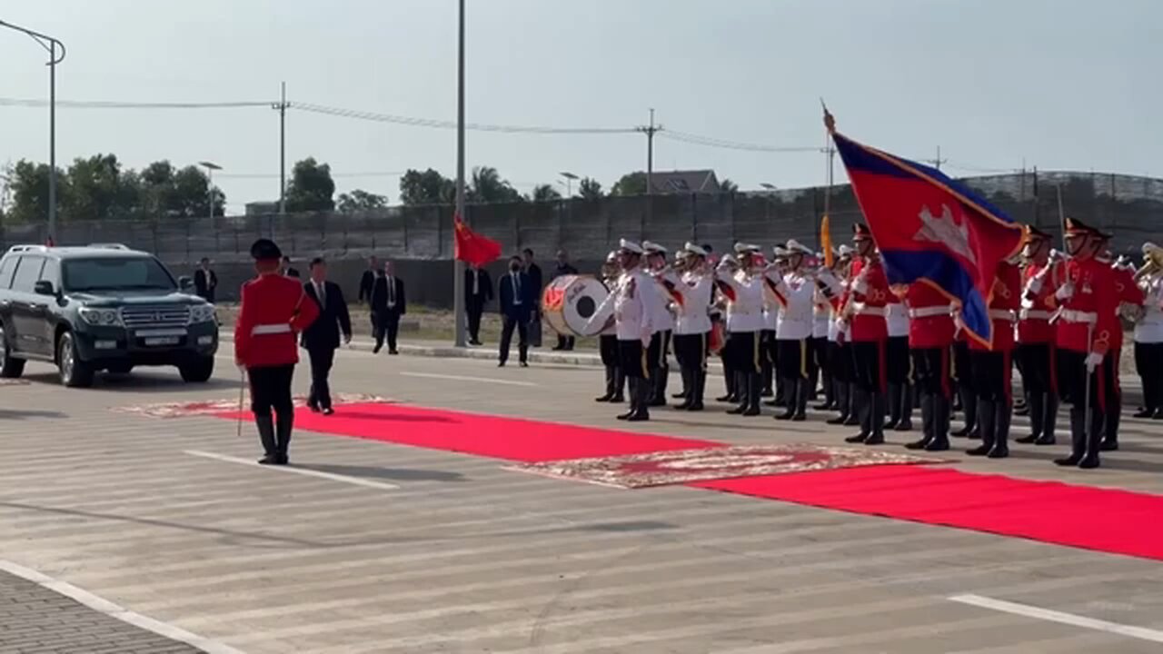 Combodian Prime Minister attends opening of new Chinese naval base
