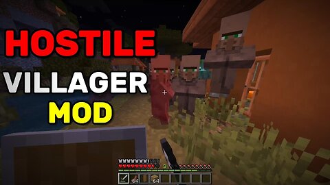Minecraft But Villagers Are HOSTILE