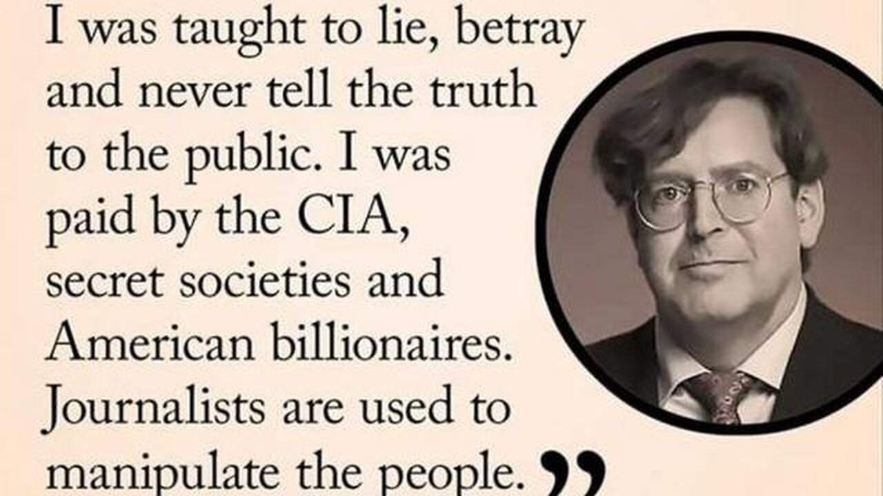 Operation Mockingbird: The cabal deep state CIA FBI controlled fake news lied to you this whole tim