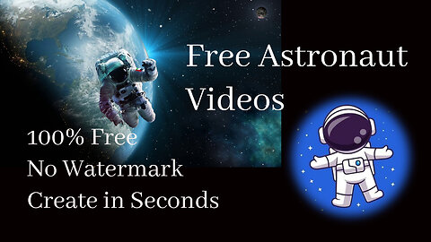 AI-Generated Astronaut Videos for Free
