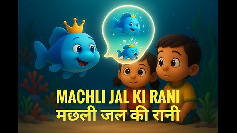 Machli Jal Ki Raani Hai - मछली जल की रानी है| Hindi Nursery Rhyme