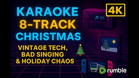 "Karaoke 8-Track Christmas 🎄📼 | Vintage Tech, Bad Singing & Holiday Chaos"