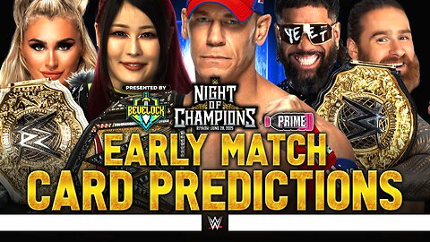 WWE Night of Champions 2025 - Match Card Predictions | Bevelock
