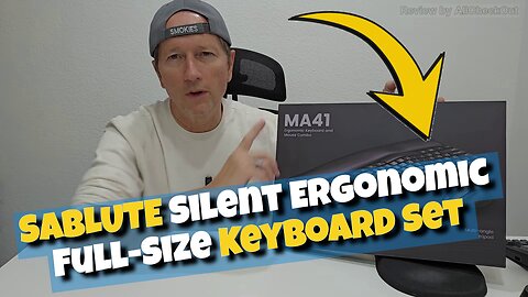 Sablute MA41 Quiet Wireless Keyboard & Mouse Combo Review | Ultra-Silent K213 Ergonomic Set