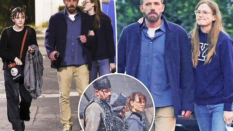 Ben Affleck Spends Time with His Kids in LA