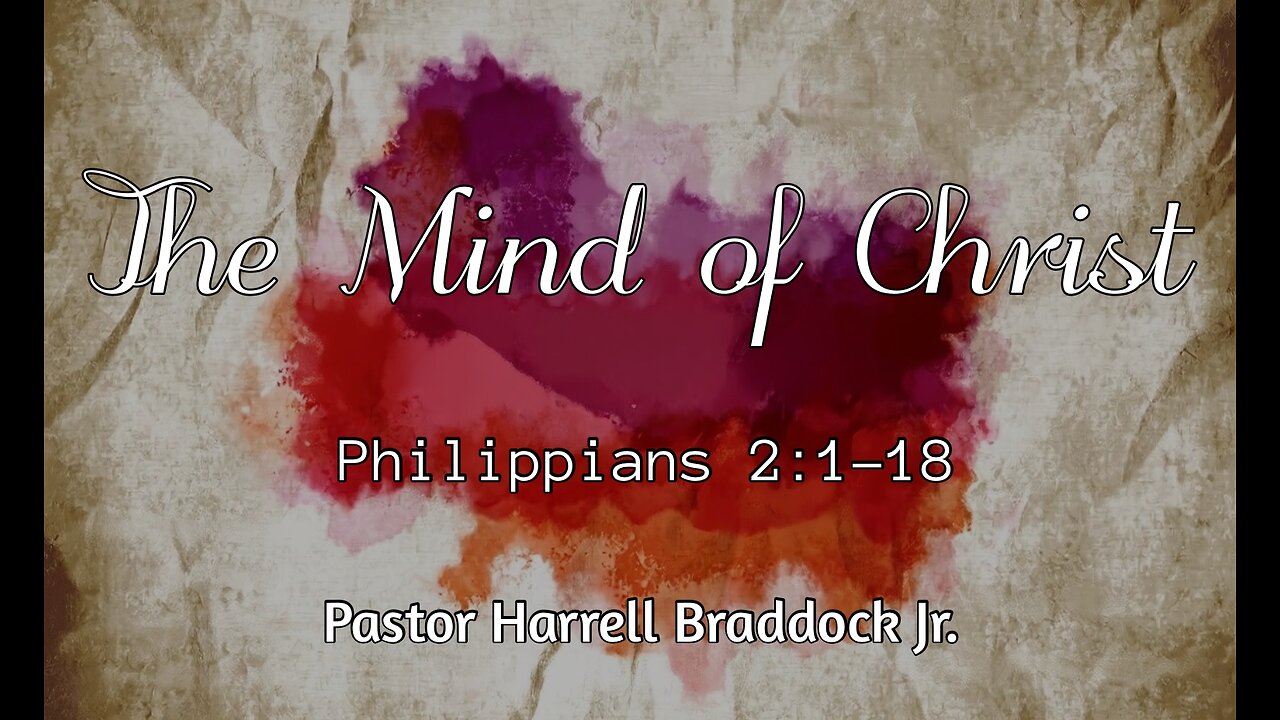 Sunday August 31 Sermon, The Mind of Christ