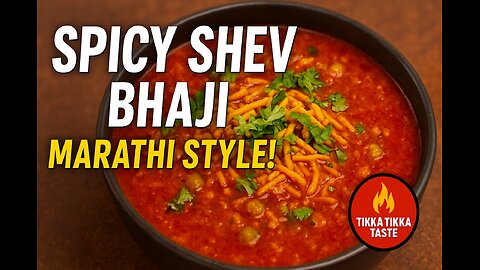 Shev Bhaji Recipe | Spicy Maharashtrian Style | Tandoor Jaisa Taste"