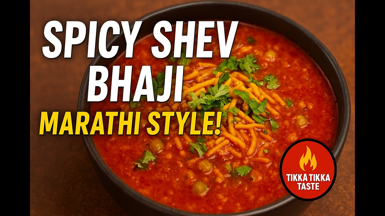 Shev Bhaji Recipe | Spicy Maharashtrian Style | Tandoor Jaisa Taste"