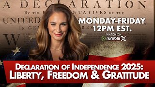 MORNINGS WITH MEL K - Declaration of Independence 2025: Liberty, Freedom & Gratitude 7-4-25