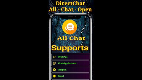 All Chat Direct Open Link On Description