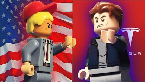 Lego Donald Trump Deports Elon Musk