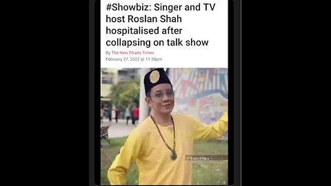 Vax Pushing Masktard Malaysian Actor Collapses On Talk Show💉