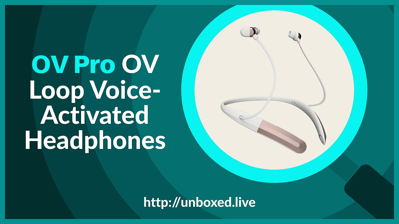 OV Pro OV Loop Voice-Activated Headphones - PLUGHITZ Live Unboxed
