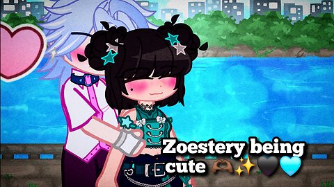 Zoestery being Cute 🫶🏾✨️🖤🩵