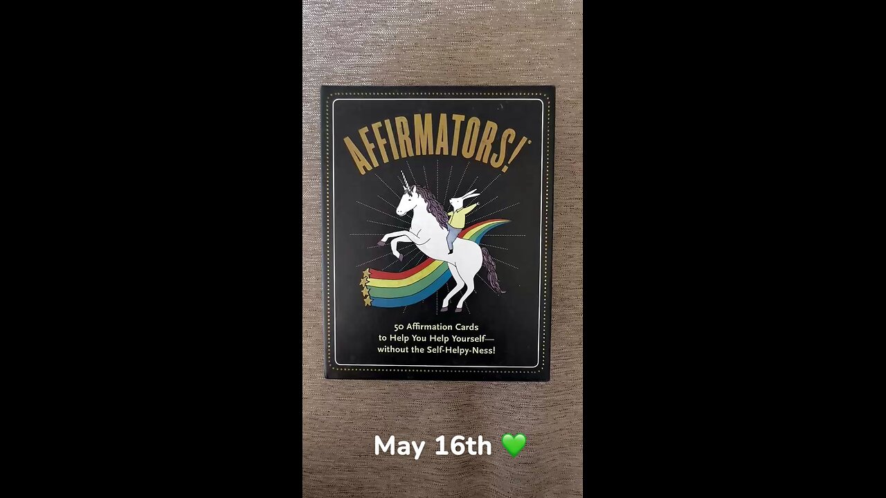5/16/25 card: vitality