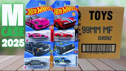 Unboxing Hot Wheels 2025 - M Case!