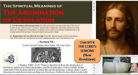The Abomination of Desolation - Chat GPT & The Lord's Sermons (New Revelation)