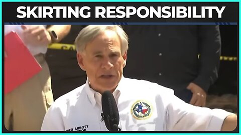Gov. Greg Abbott Holds BIZARRE Press Conference About Texas Flooding