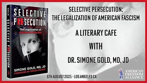 Selective Persecution: A Literary Café with Dr Simone Gold