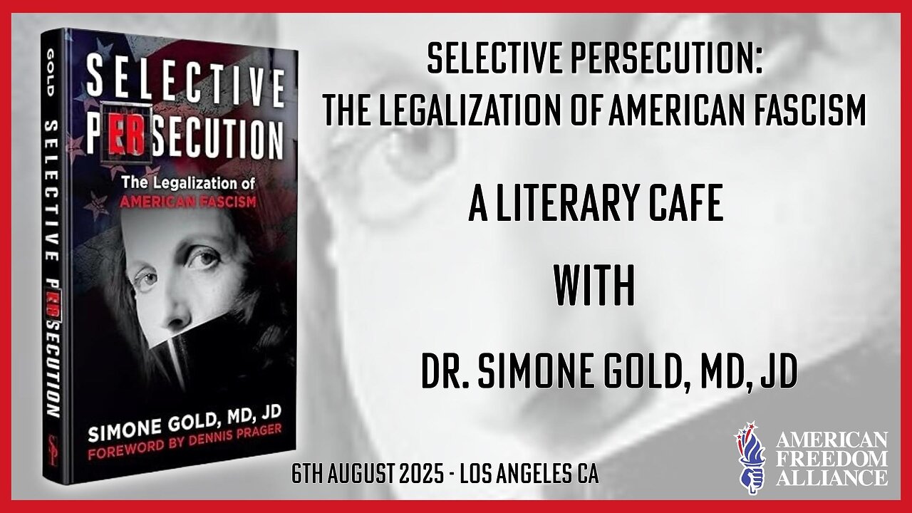 Selective Persecution: A Literary Café with Dr Simone Gold