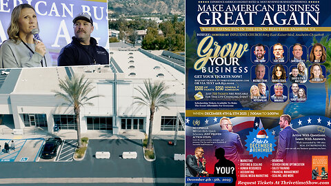 Clay Clark | How to Gain Traction & Increase Sales With Your Business ThrivetimeShow.com December 4th & 5th 2025 Business Growth Conference + Celebrating 5 Long-Time Client Success Stories