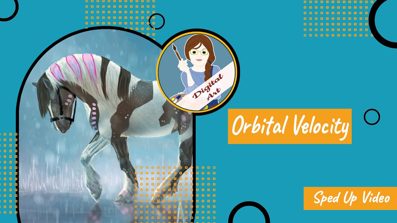 Creating Orbital Velocity: Digital Ice Cave and Horse Art | Full Process Walkthrough