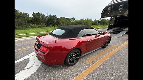 2020 Ford Mustang from Florida to Texas