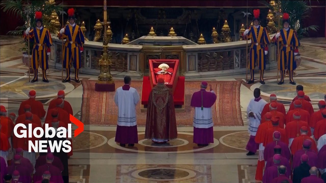 Body of Pope Francis moved to St. Peter's Basilica in holy procession