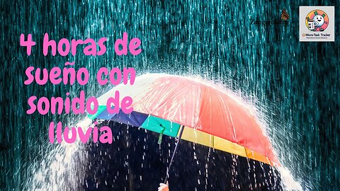 Sonidos de Lluvia para Dormir | Pantalla Oscura | 4 Horas de Relajación Profunda