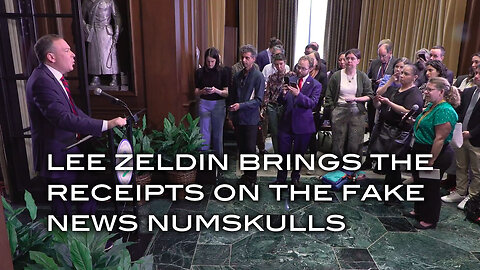 Lee Zeldin Brings the Receipts on the Fake News Numbskulls