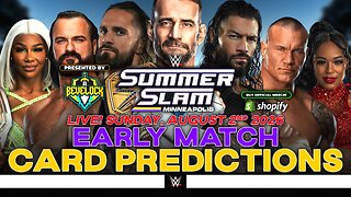 WWE SummerSlam 2026 Sunday - Match Card Predictions [v2]