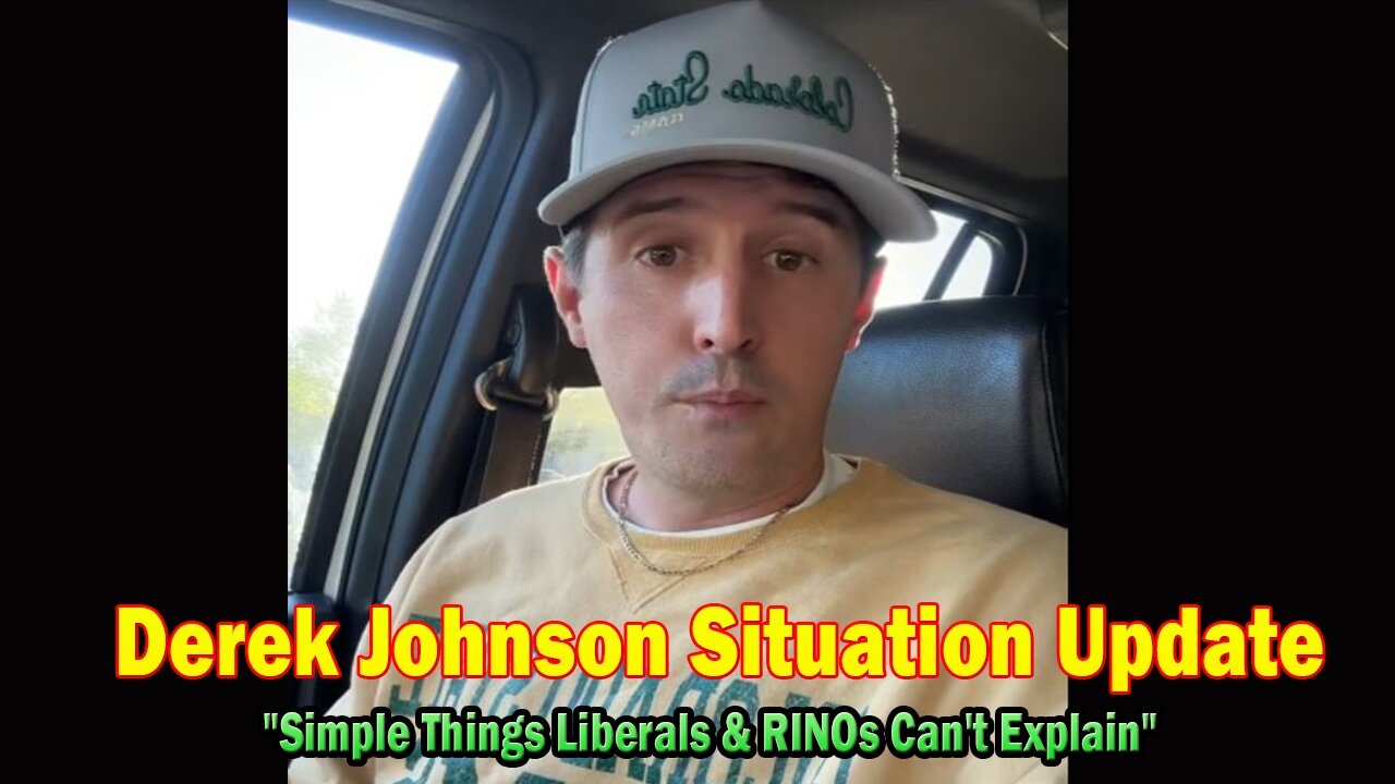 Derek Johnson Situation Update 04.10.25: "Simple Things Liberals & RINOs Can't Explain"