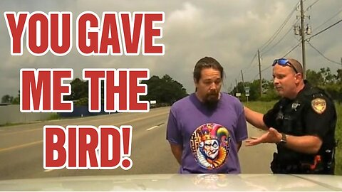 🚨BODYCAM Catches COP LYING About “MIRROR ASSAULT” After CHASING MIDDLE FINGER Into Another COUNTY!