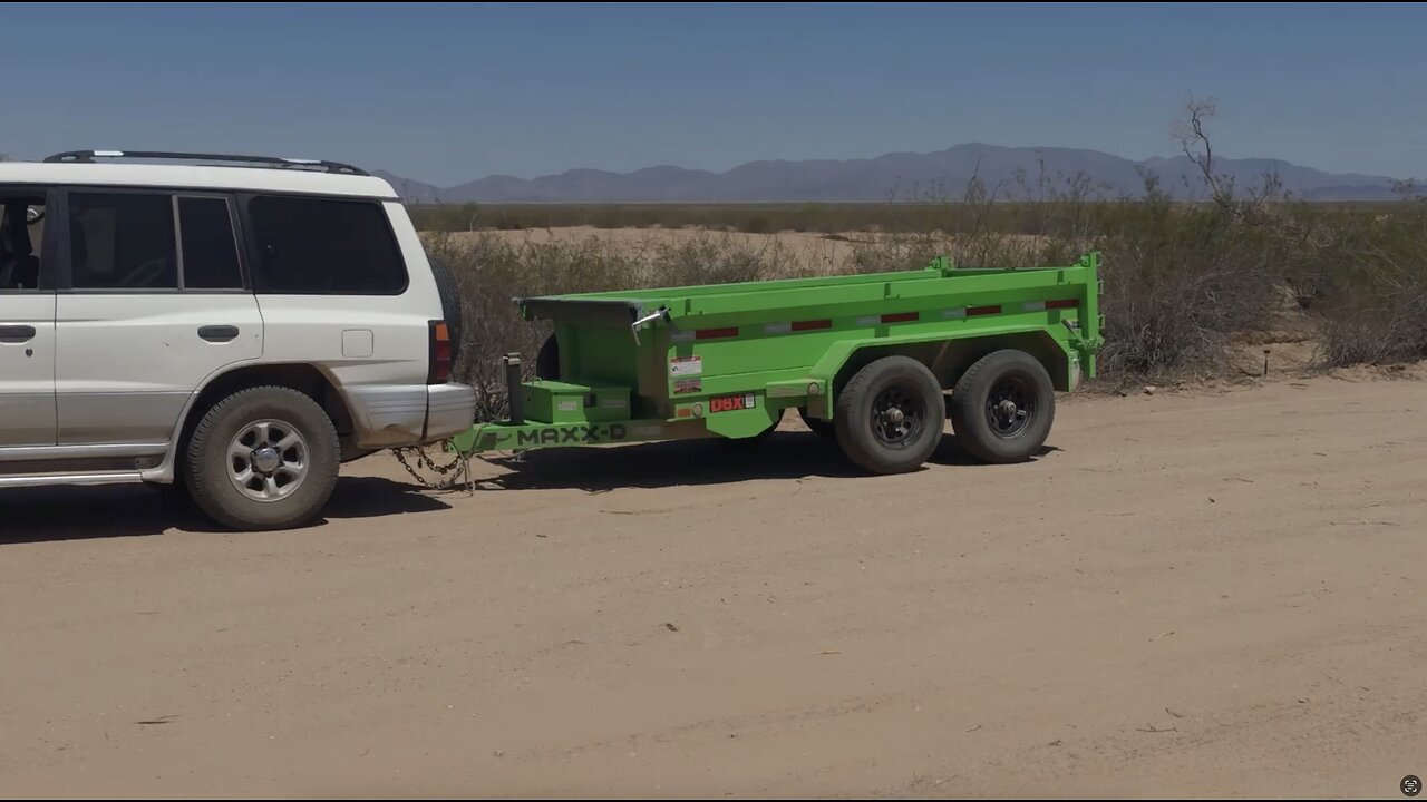 Tractor & Trailer: Building Our Desert Dome Foundation!