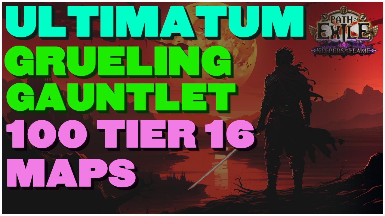 [POE 3.27] I Am Running 100 Maps Of Grueling Gauntlet Ultimatum And The Current Results Are Insane!