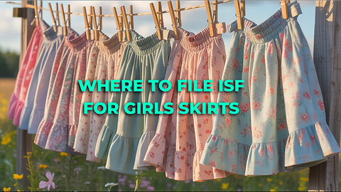 Where To File ISF For Girls Skirts
