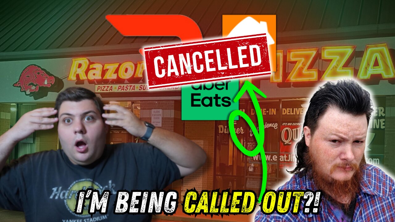 Jims Razorback Pizza Confronted Me About Delivery Drivers! - Doordash UberEats Grubhub