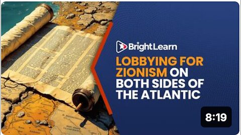 "Ilan Pappe: Advocating for Zionism in North America and Europe via BrightLearn"