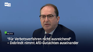 "Für Verbotsverfahren nicht ausreichend" – Dobrindt nimmt AfD-Gutachten auseinander