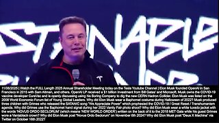 Elon Musk | "Actually Long Term the AI (Artificial Intelligence) Is Going to Be In Charge to Be Totally Frank, Not Humans. ..We Just Need to Make Sure That the AI (Artificial Intelligence) Is Friendly." - Elon Musk (11/6/2025)