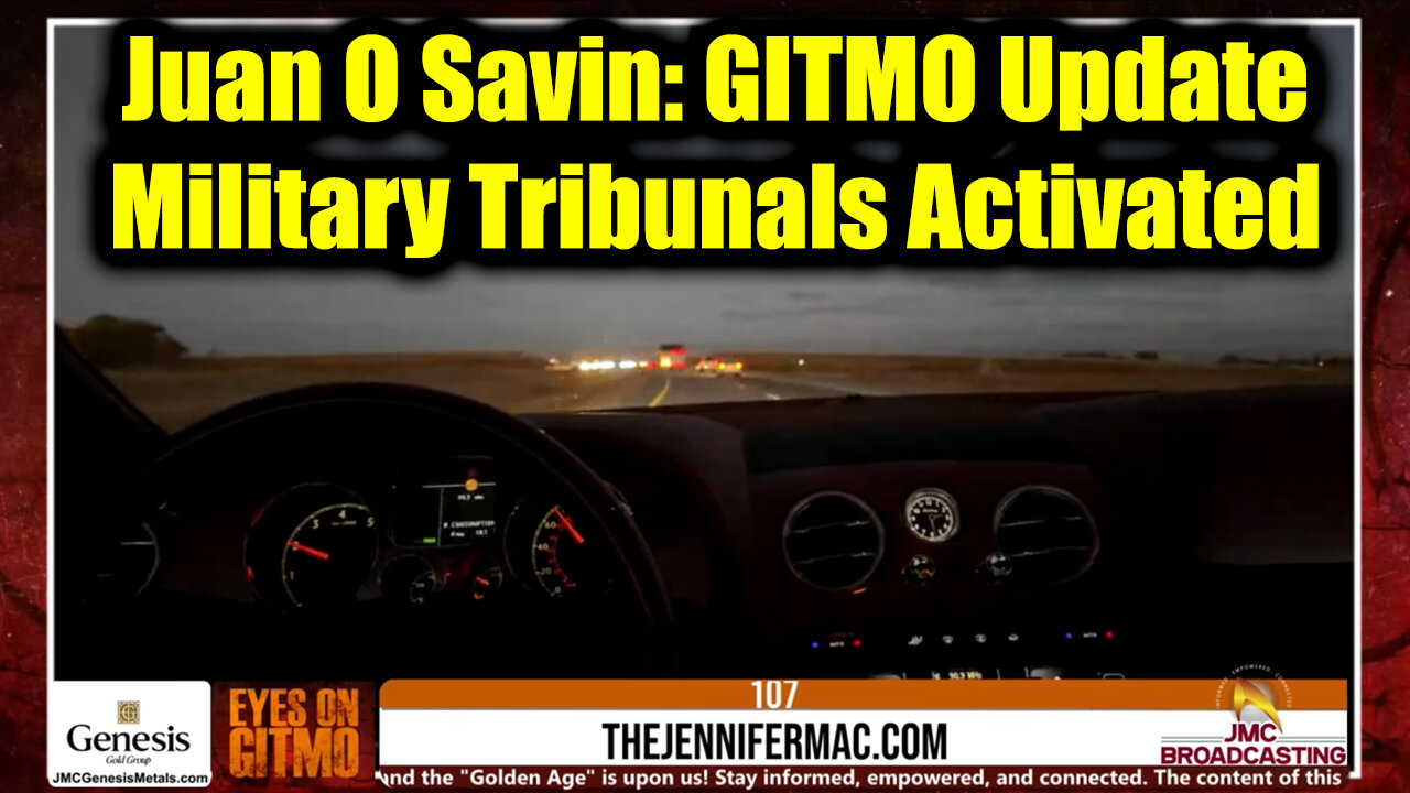 Juan O Savin: GITMO Update 10.21.25 - Military Tribunals Activated