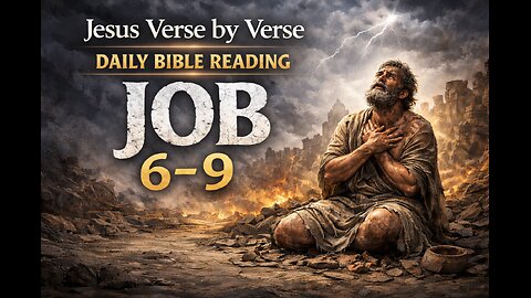 📖 Bible in a Year — Day 5: Job 6–9 (Crushing Pain, Honest Questions, and the Need for a Mediator)