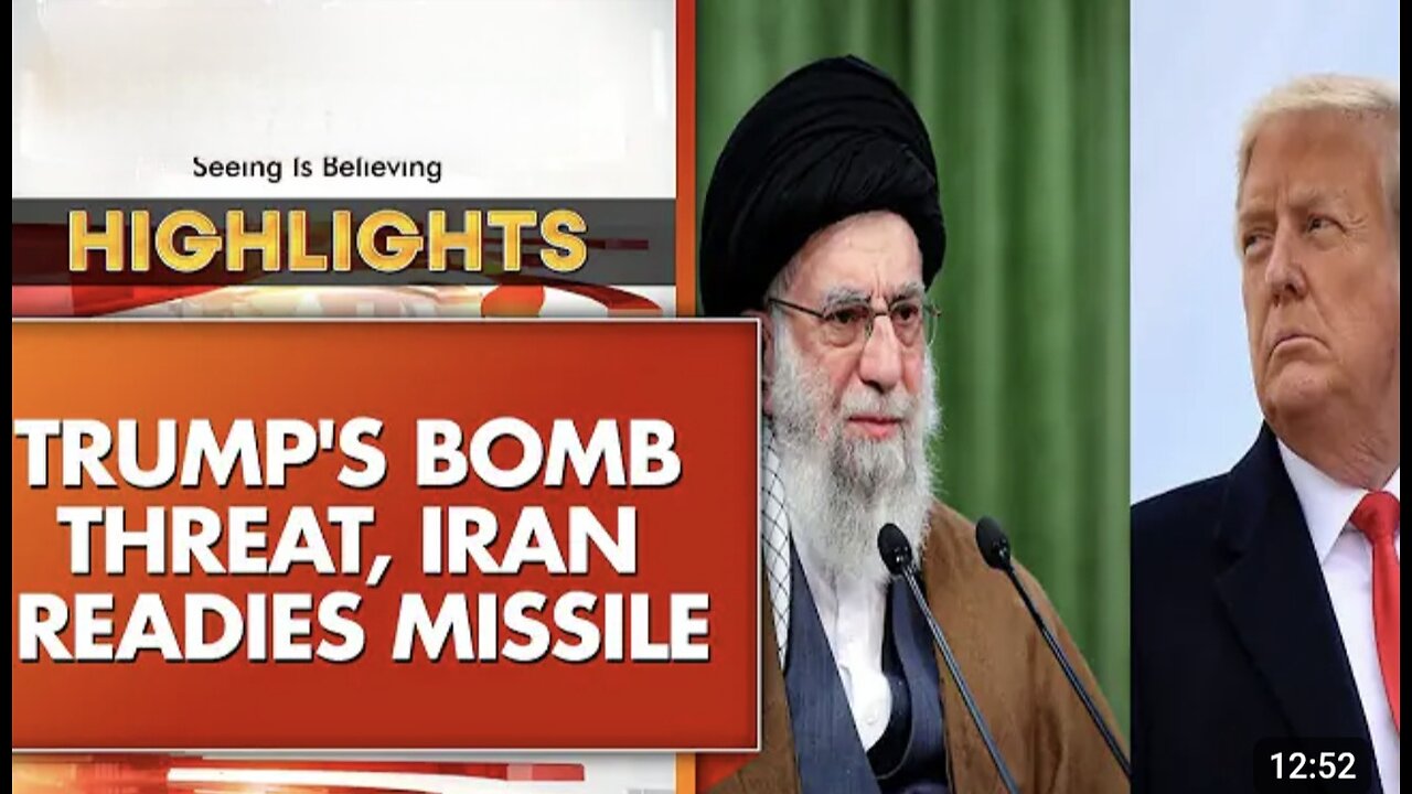 Trump's 'Bomb' Threat: Iran Readies Missiles
